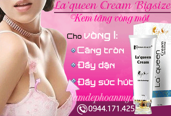 Công dụng La'queen Cream Bigsize